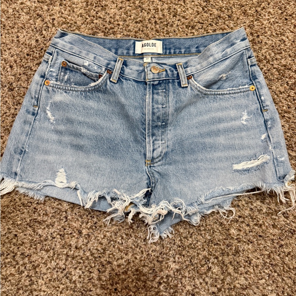 Agolde Parker vintage cut off shorts size 27